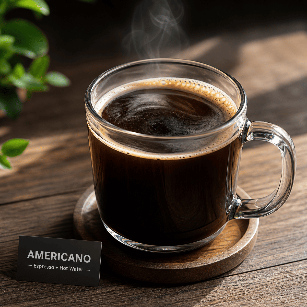 Americano dari Simetri Home Coffee Roasters