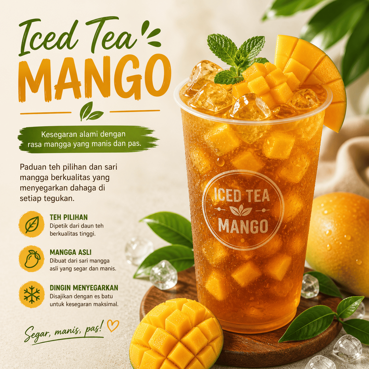 Mango Tea dari Simetri Home Coffee Roasters